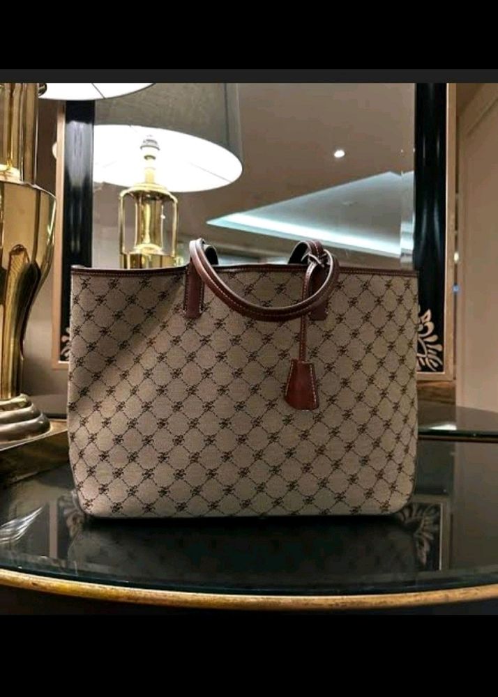 Vintage Patterned Tote Bag