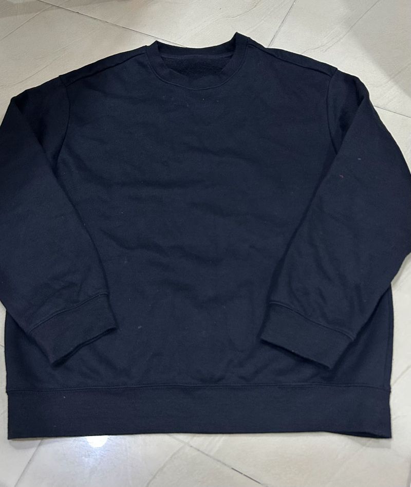 Classic Black Crewneck Sweatshirt