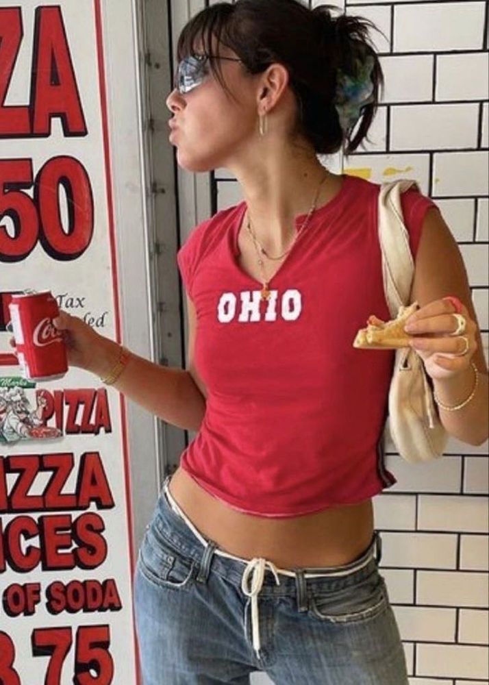 Y2K  Cropped Baby Tee