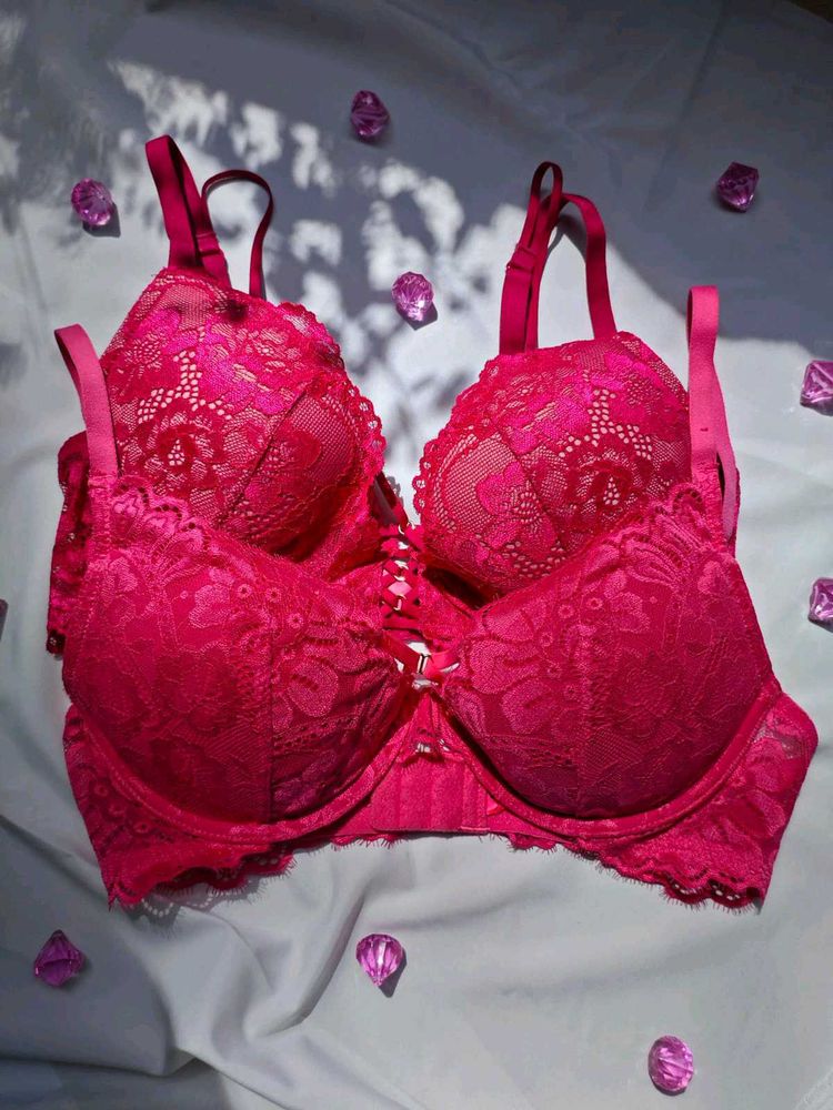 duo Lace Padded Bra Set