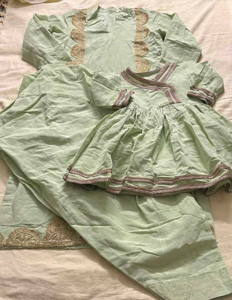 Kurta Salwar Set for mom and daughter