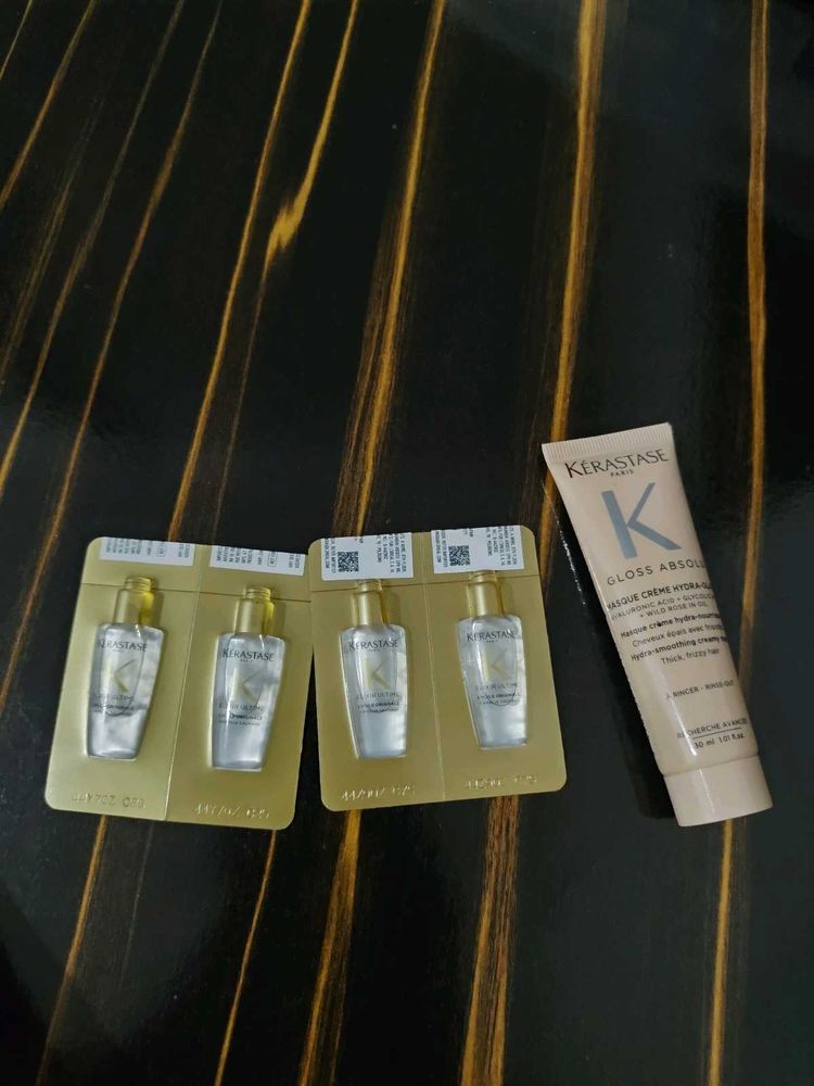 Kerastase Hair Mask Samples &amp; serum