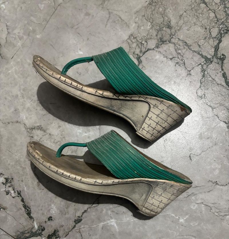 sea green heels