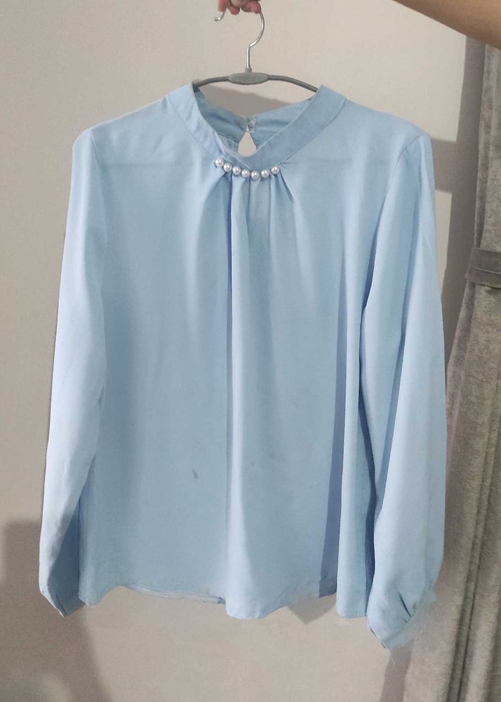 Powder Blue Top