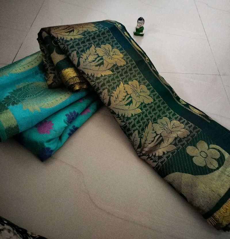 Combo Of 2 Unused Festive Wear Sarees