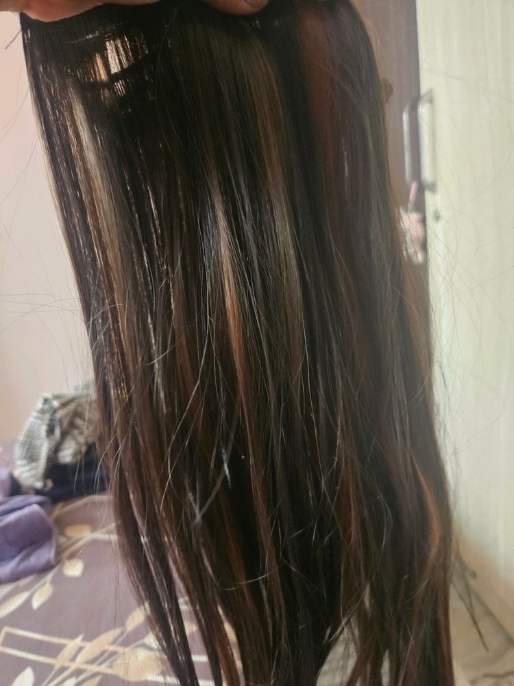 Straight Colored Hair Extension