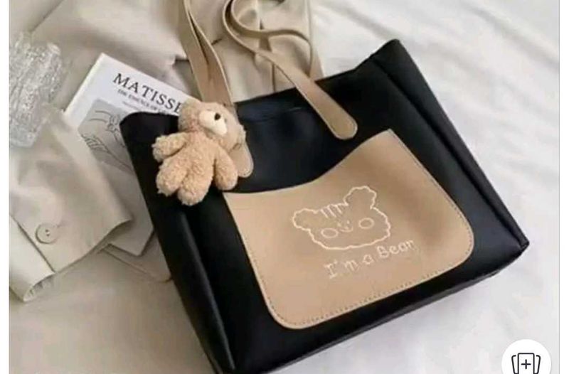 Cute Teddy Bear Tote Bag
