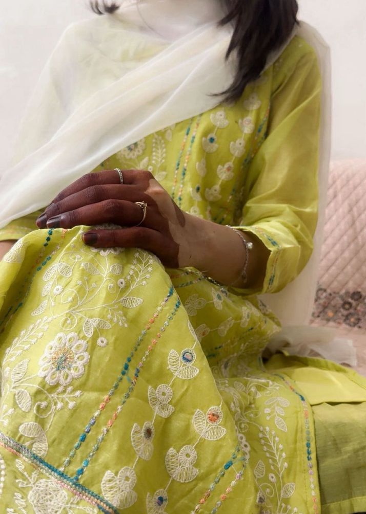 Elegant Embroidered Kurta Set