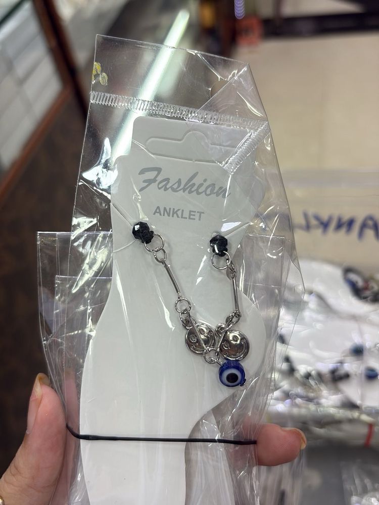 Fashion Anklet with Evil Eye Charm
