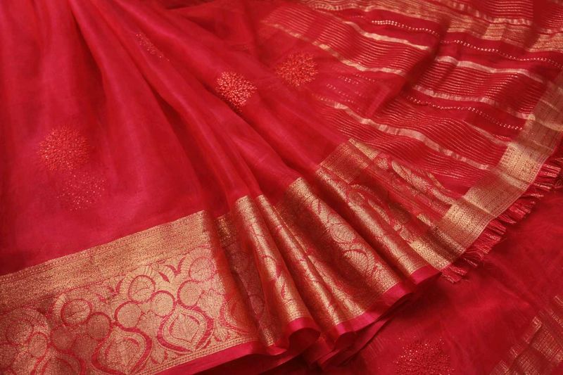 pink saree💗