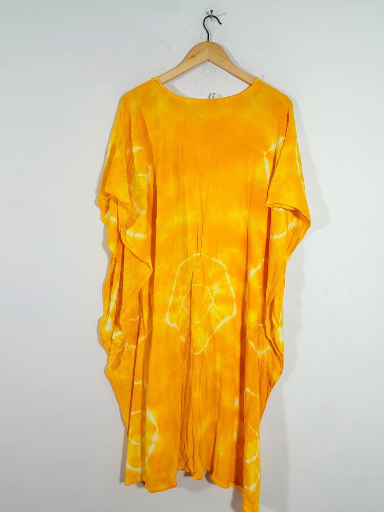 Yellow and White Kaftan ( Women's)
