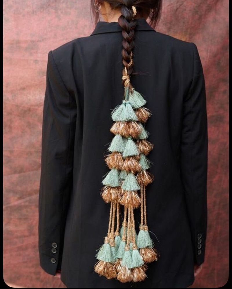 Panjabi hair braid accessory