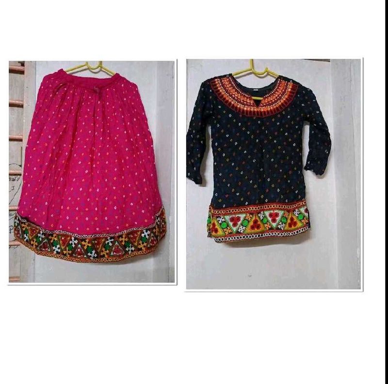 skirt top set