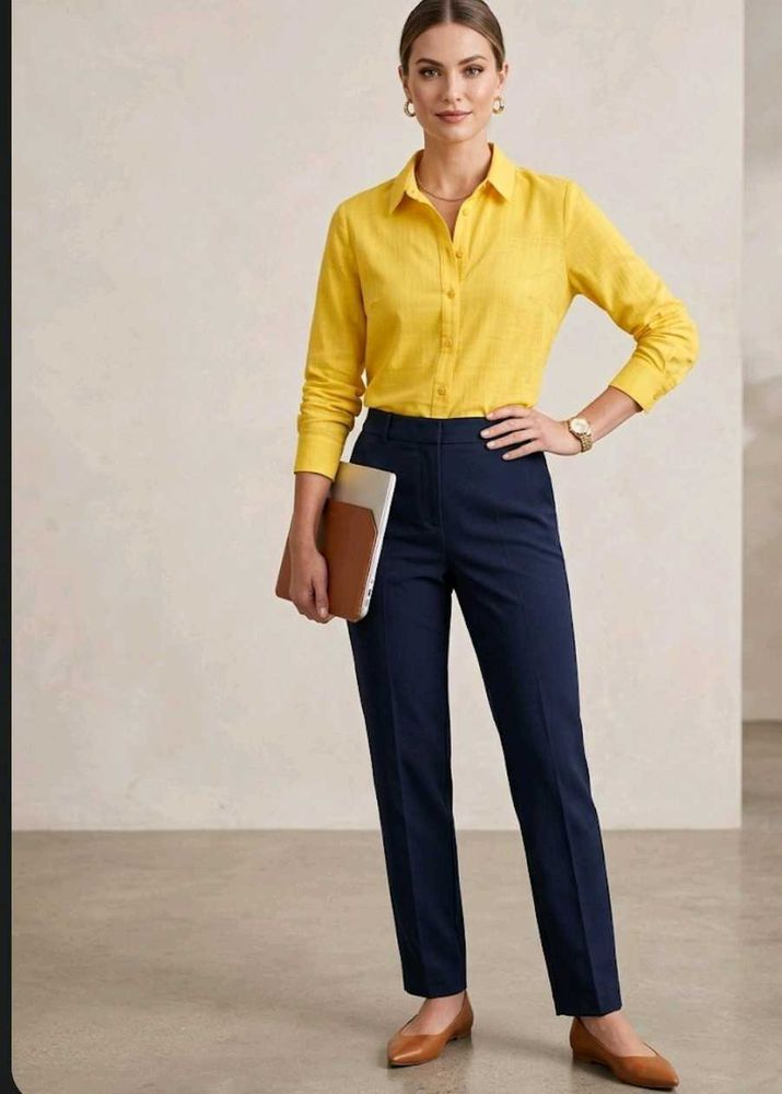 DRESSY yellow office shirt
