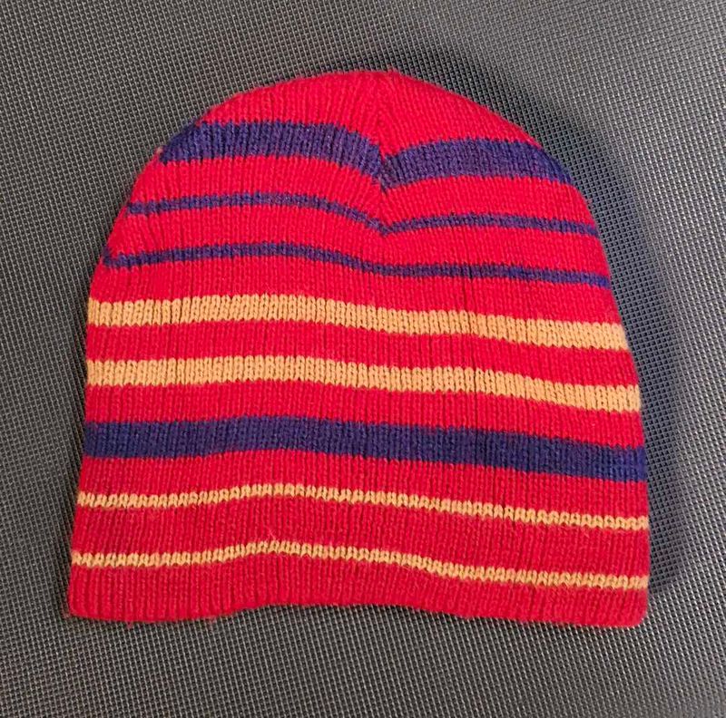 Striped Knit Beanie