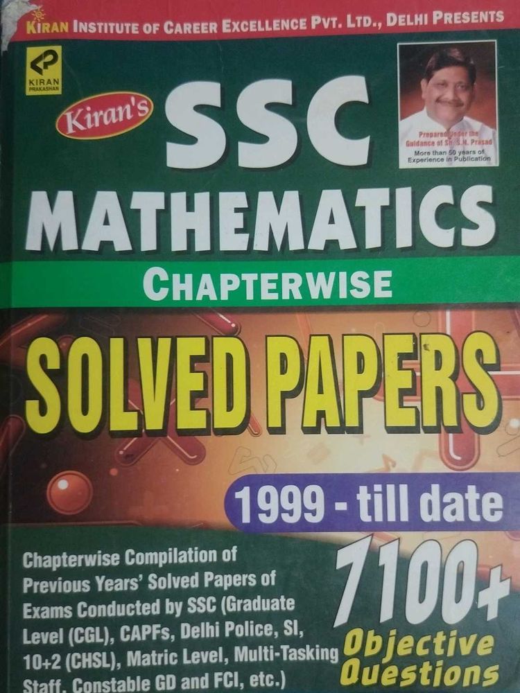 Kiran's SSC Mathematics Chapterwise Solved Papers