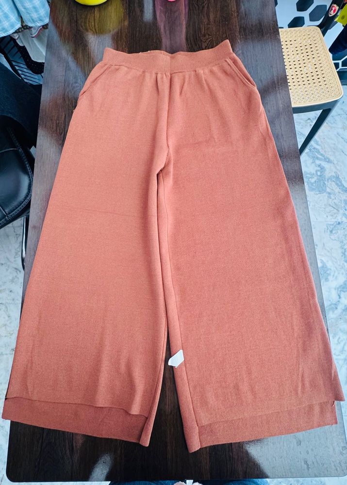 Wide Leg Knit Pants
