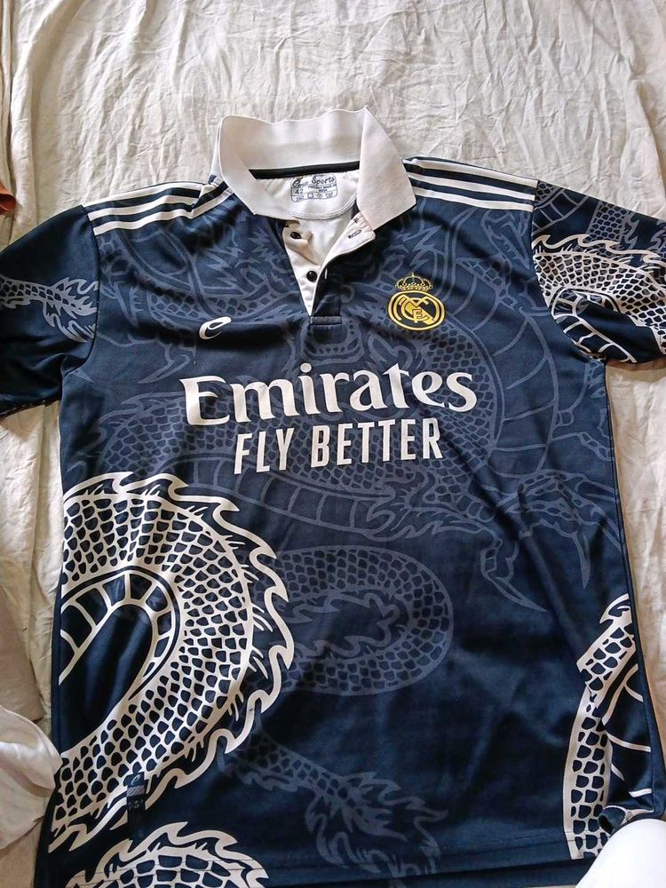 Real Madrid Dragon Print Jersey