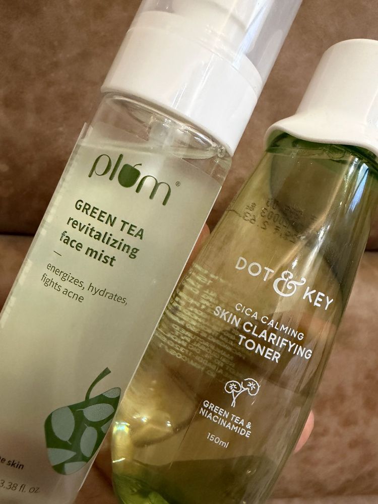 Plum Green Tea Face Mist &amp; Dot &amp; Key Toner