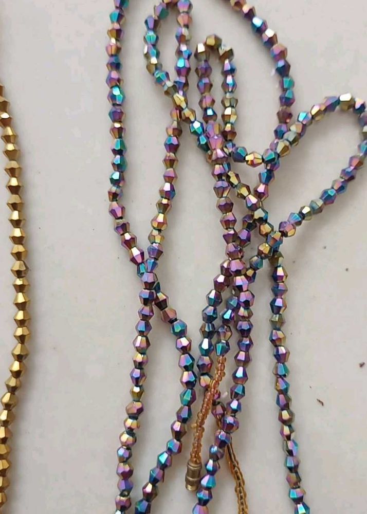 Set of 3 pure crystal chains