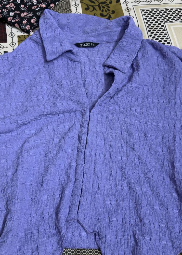 Zudio Lavender Textured top