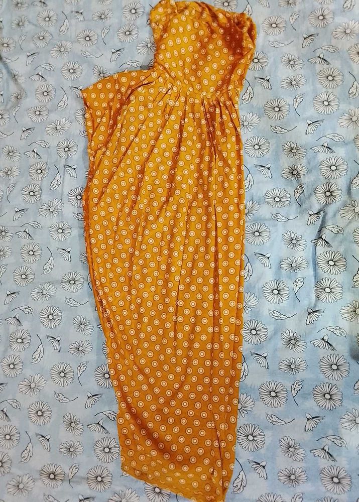 🌼 Mustard Yellow Printed Patiala Pant ✨