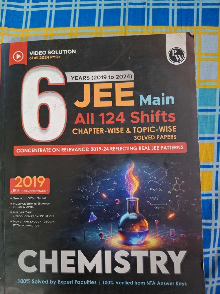 JEE Main Chemistry Solved Papers 2019-2024