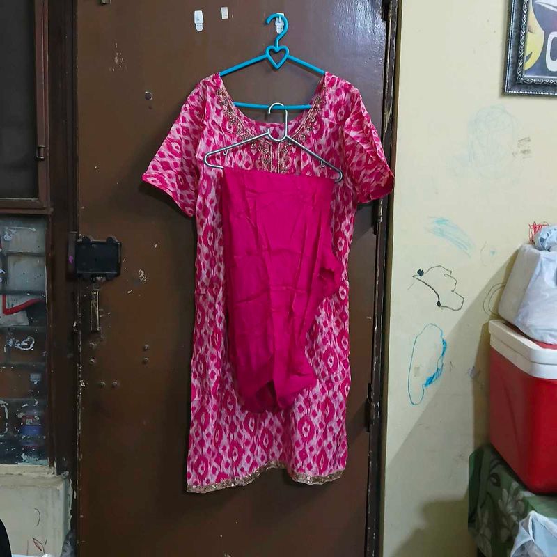Beautiful Pink Kurta Set