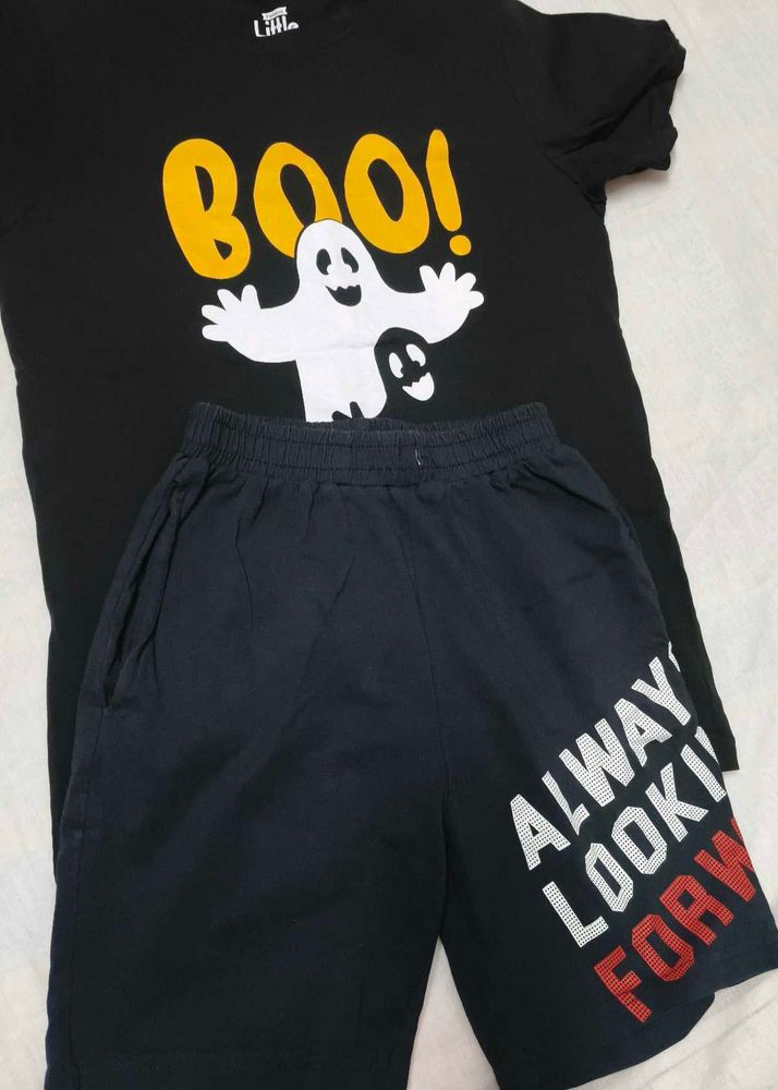 Boys Boo! T-Shirt Set