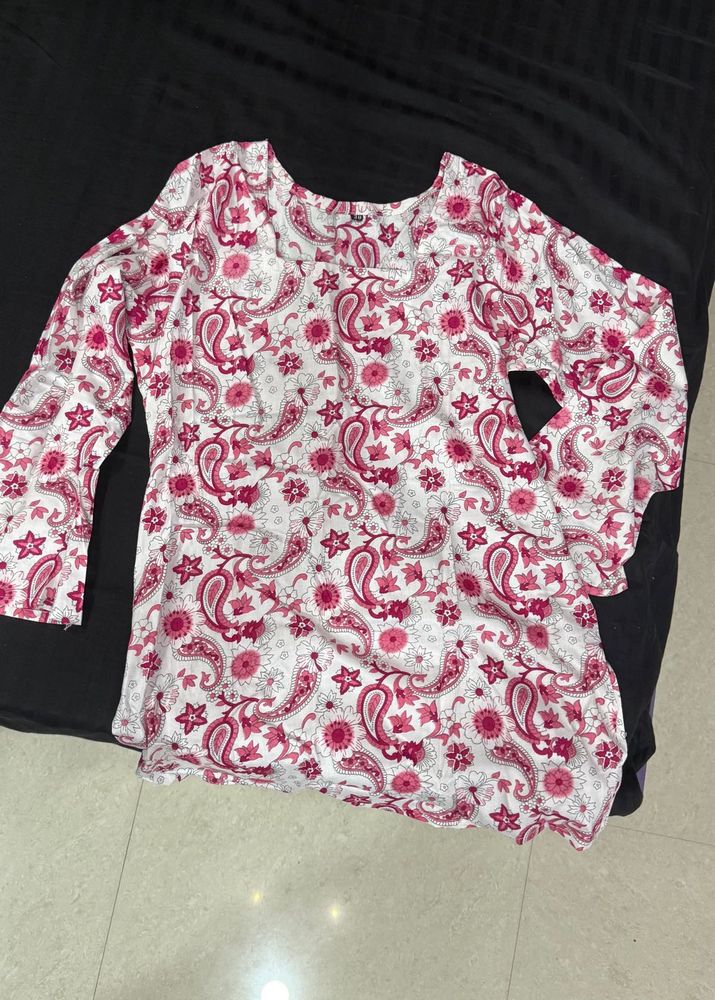 Chic Paisley Print Kurta