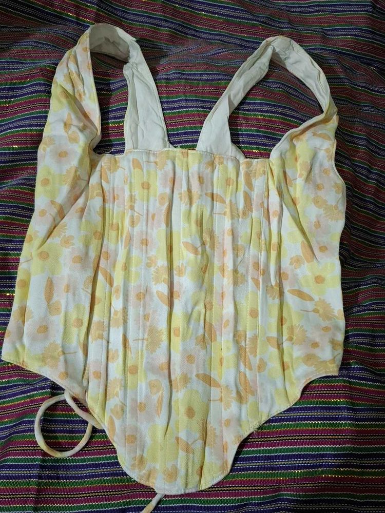 Floral Corset Top