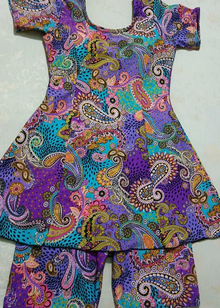 Colorful Paisley Kids Outfit