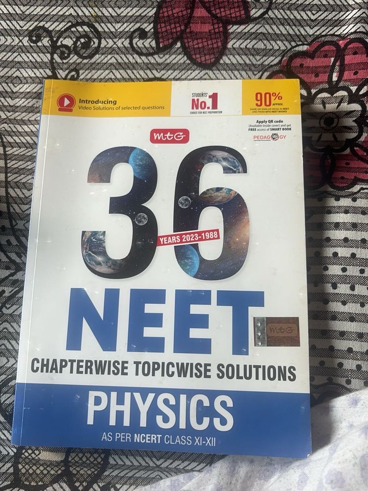 MTG 36 Years NEET Physics Solutions