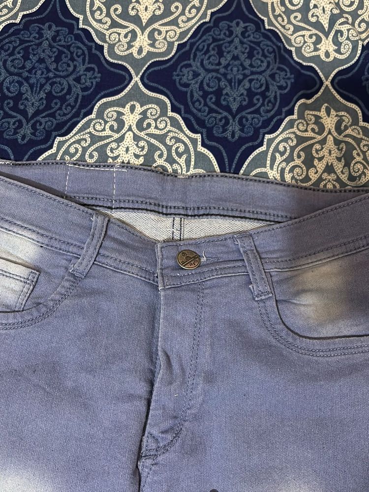 Straight Fit Blue Jeans👖