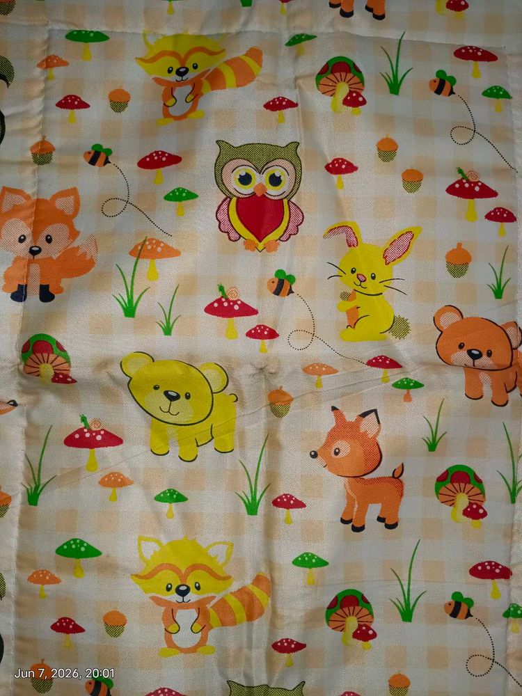 Woodland print baby sheets
