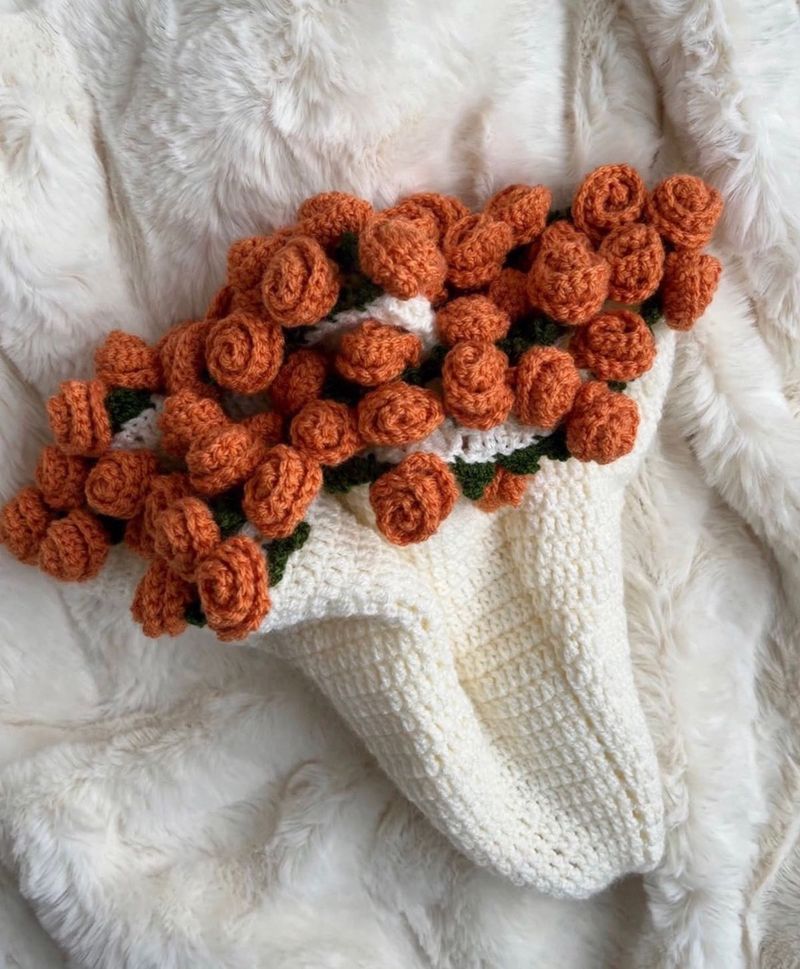Crochet Bouquet Blanket
