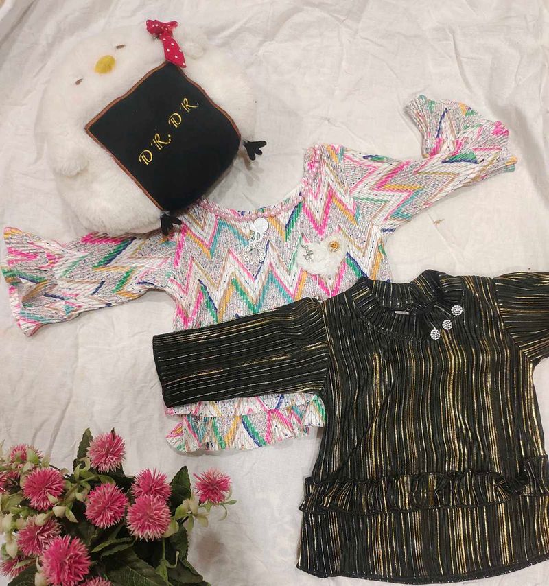 Cute Girls' Tops Set