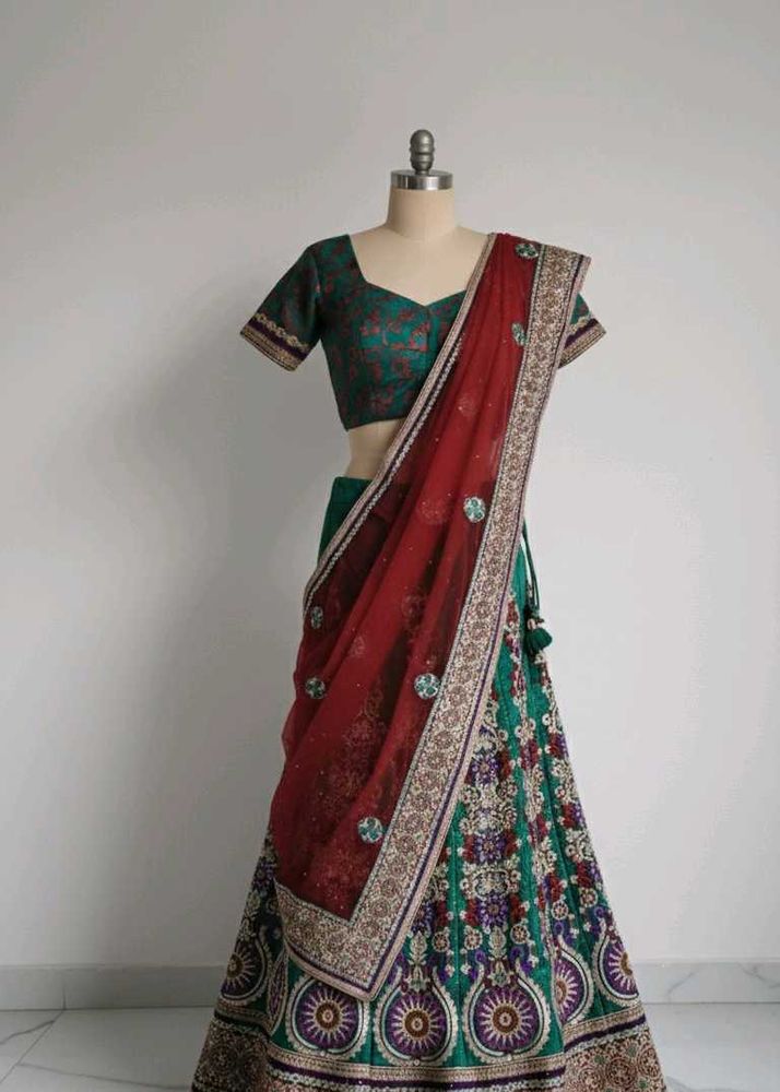 Elegant Green Lehenga Choli