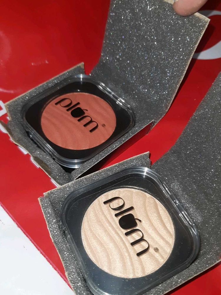 Blush highlighter duo