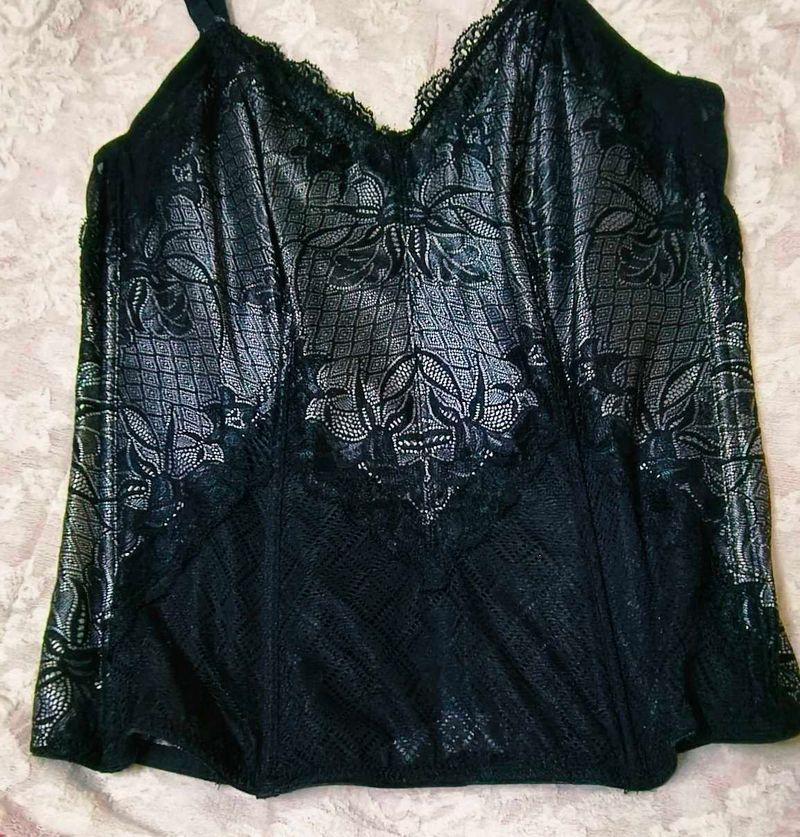 Elegant Black Lace corset