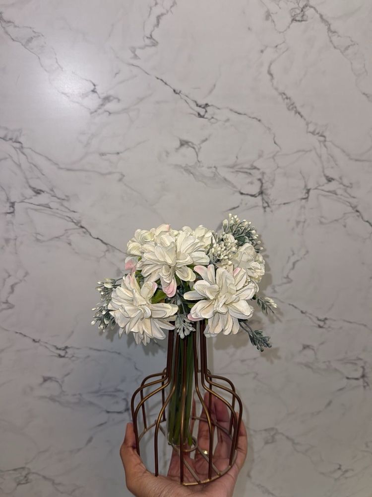 Decorative White Flower Arrangement