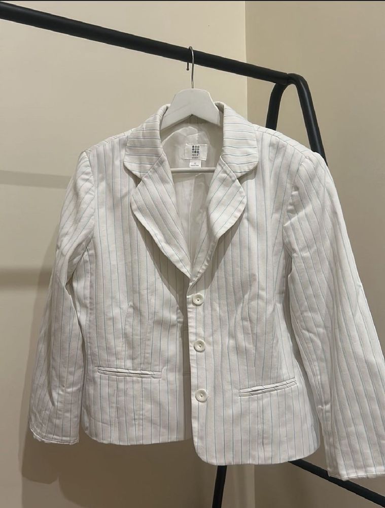 Classic Pinstripe Blazer
