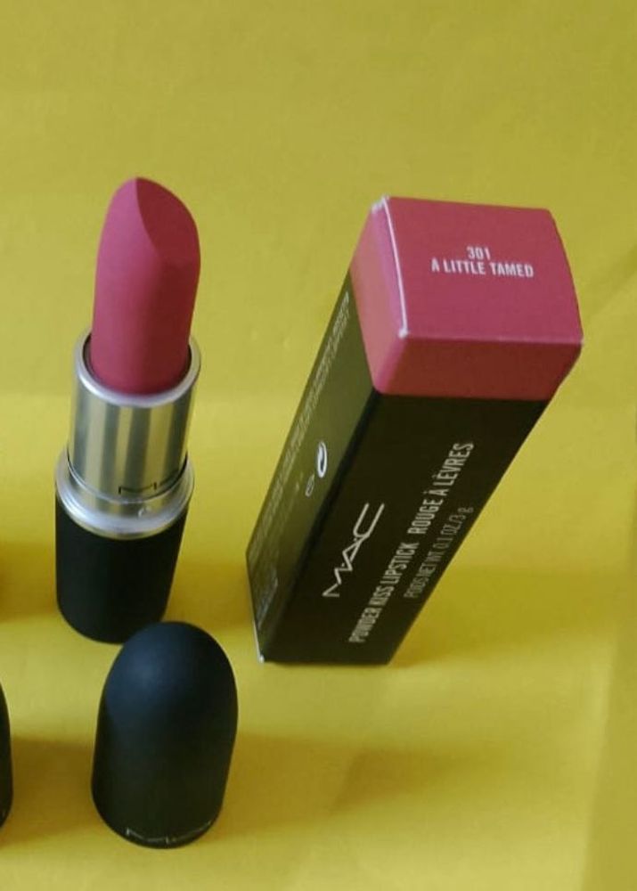 MAC Powder Kiss Lipstick - A Little Tamed