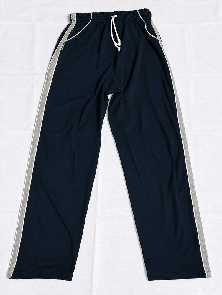 XL Navy Blue Cotton Unisex SweatPant