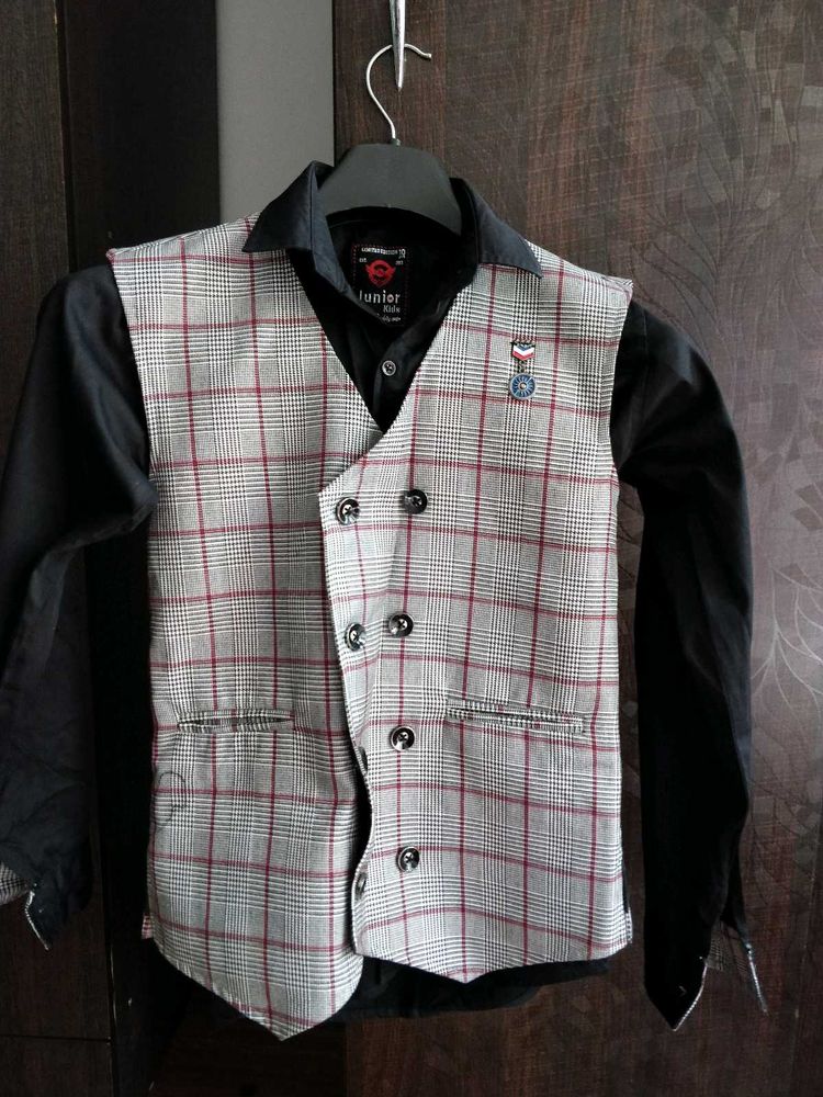 Waist Coat Pant Set For Boys