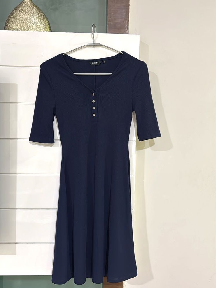 Navy Blue Casual Dress