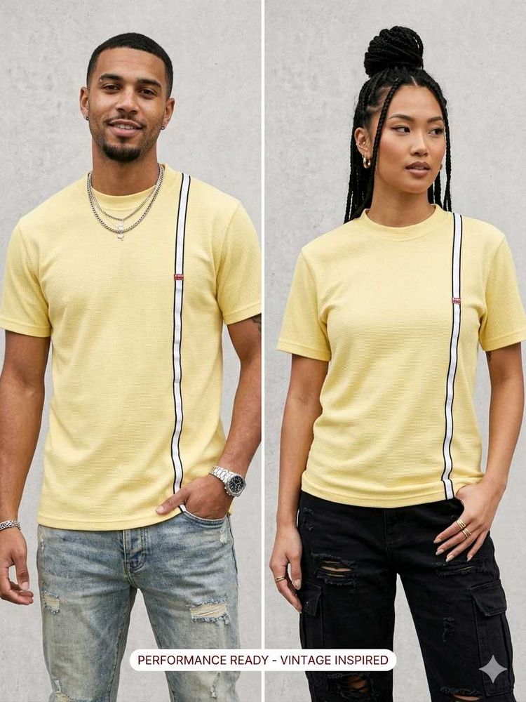 Trendy Unisex Yellow T-Shirt – Vintage Inspired ✨