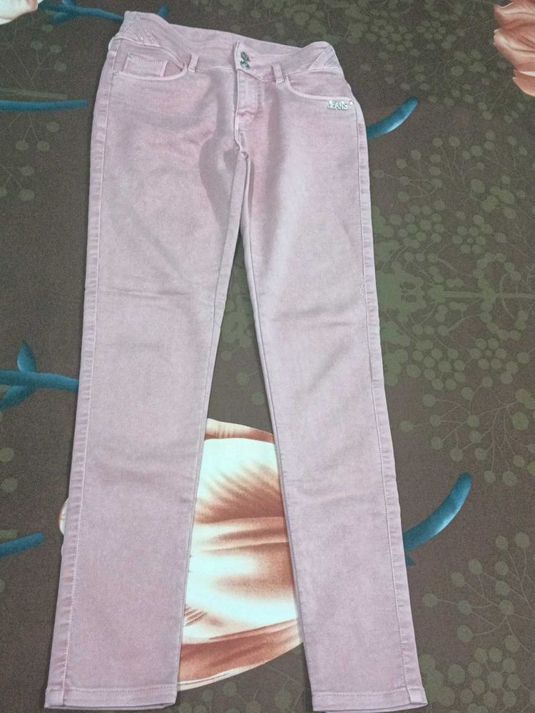 Pastel Pink Skinny Jeans