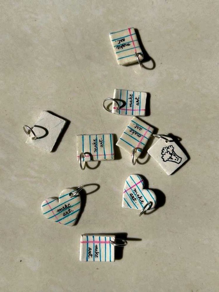 Tiny Note Charm ( Any 1)