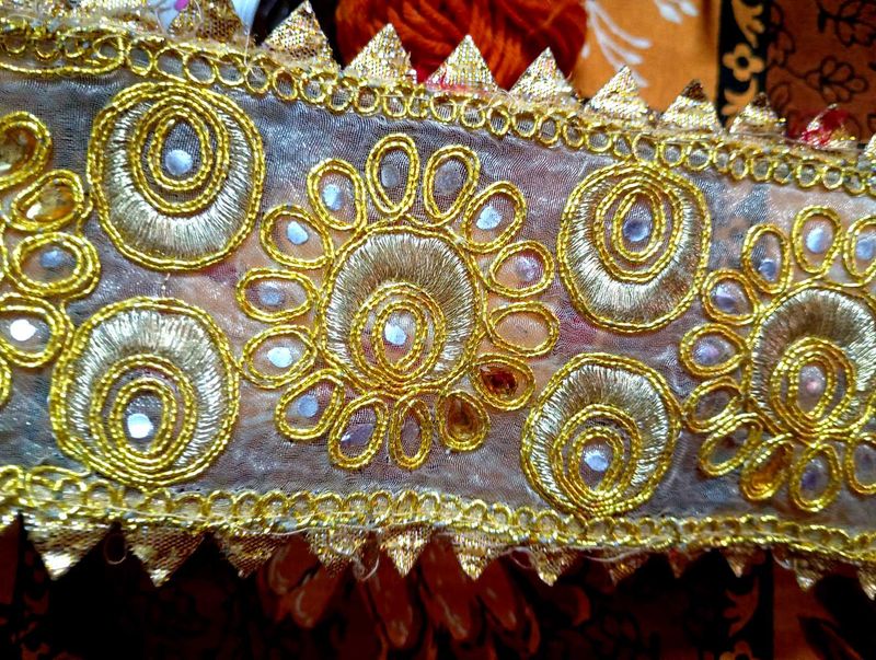Embroidered Dupatta Border Lace